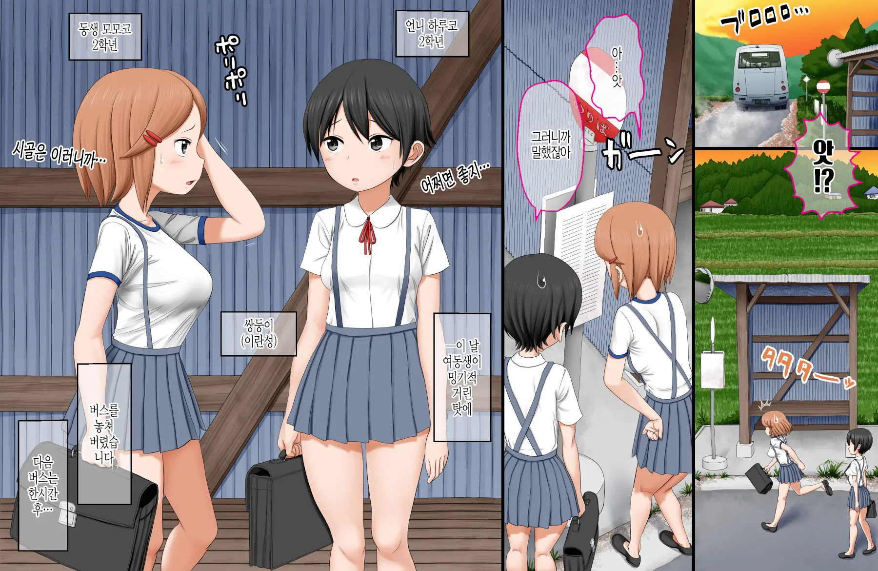 Ikai Yomeiri Kitan ~Gakkou Gaeri Ni Mayoikonde Kaibutsu-Tachi Ni Iroiro Sarechatta Shimai No Hanashi~ | 이괴 가입 기담 ~하교길에 이계로 흘러들어가 괴물들에게 여러가지로 당해버린 자매의 이야기~